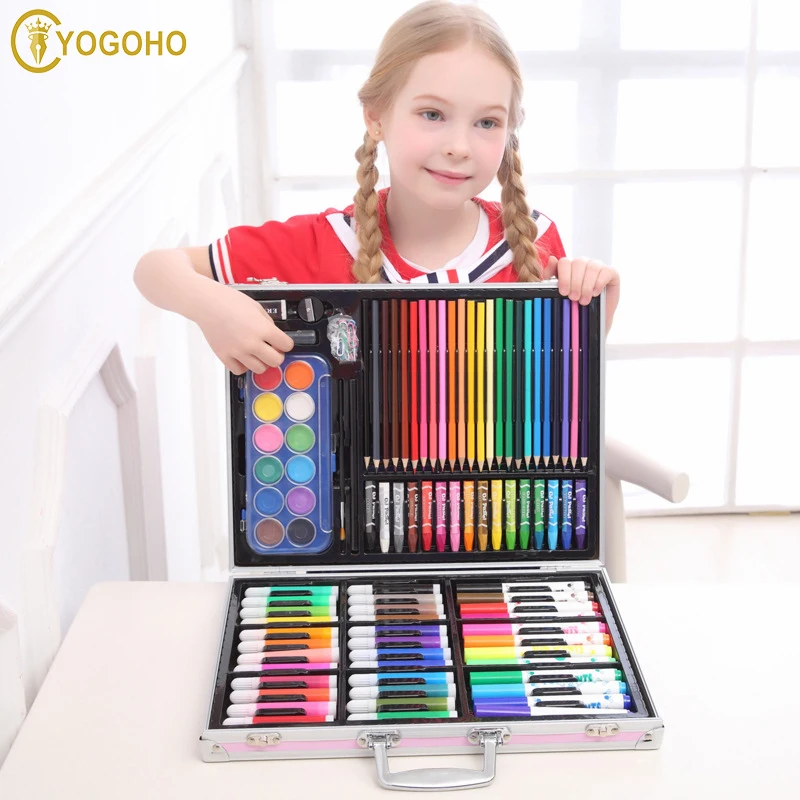 168 Pcs Kids Art Set Painting Set Children Drawing Set Water Color Pen  Crayon Oil Pastel Drawing Tool Art Supplies Stationery - Art Sets -  AliExpress