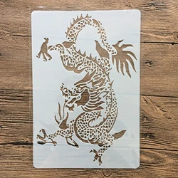 26*18cm Animal Dragon Stencils DIY Craft Layering Stencils For Walls Painting Scrapbooking Stamping Stamp Album Decorative