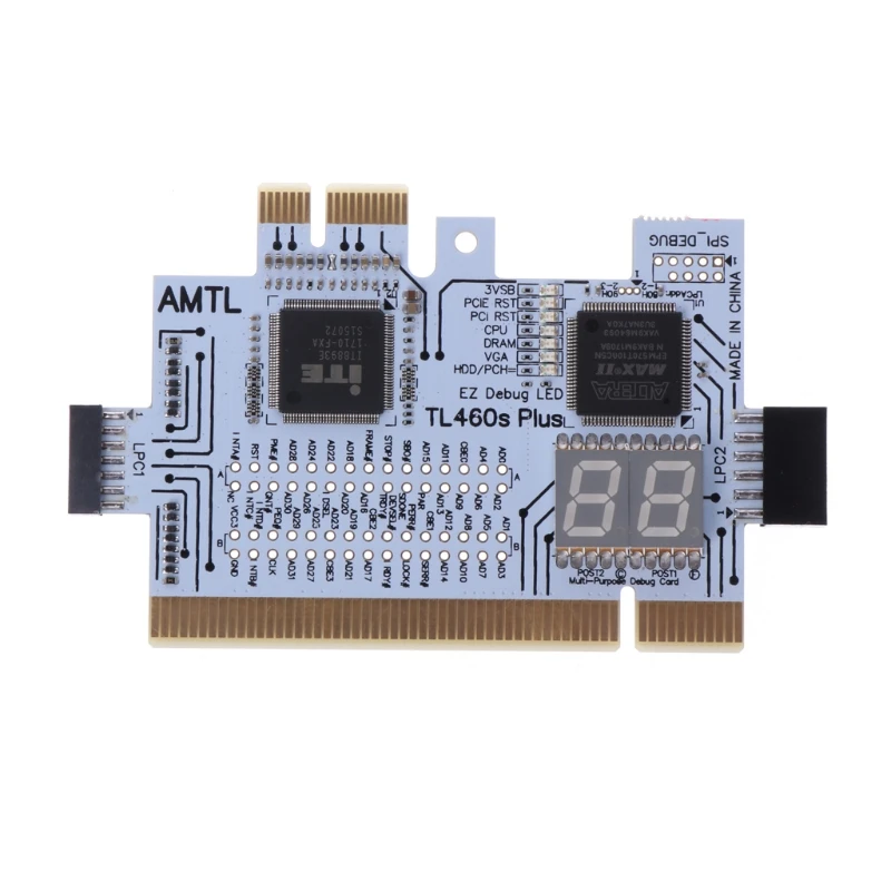 

Analyzer Diagnostic LPC-DEBUG Card PCI PCI-E LPC-Debug Post Test Kit Motherboard Y1QB