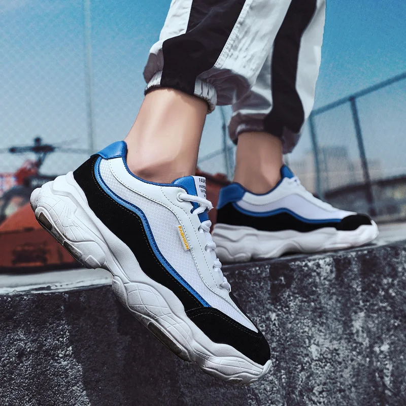 Мужские кроссовки на платформе; мужские кроссовки; Basket Homme Chaussure Homms; белые кроссовки на массивном каблуке; мужские вулканизированные X11-43