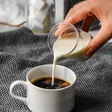 Современная чистая красная кафе мерная чашка маленькая термостойкая стеклянная чашка для выпечки мерная чашка кофейная чашка WF9151033