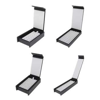 

50 Grids 10 Row Gem Display Box Storage Case For Gemstones Diamond Jewelry