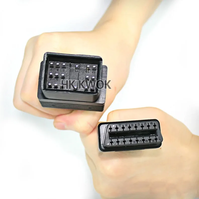17 Pin к 16 OBD 2/OBD диагностический кабель адаптер для toyota OBDII папа женскому