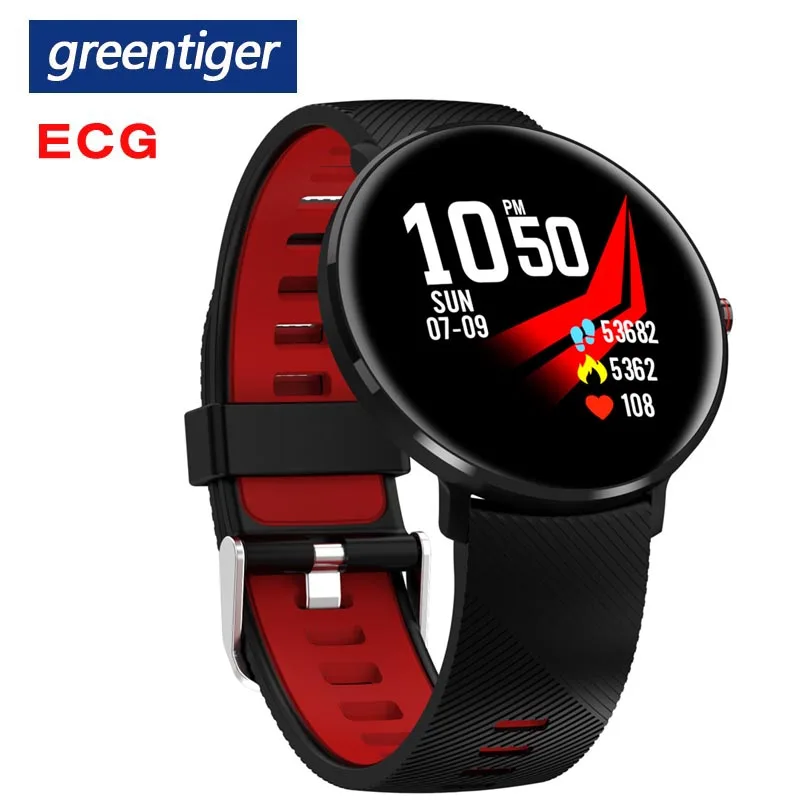 Greentiger L10 Bluetooth умные часы для мужчин ЭКГ сердечный ритм кровяное давление кислородный монитор IP68 Водонепроницаемый ЭКГ Smartwatch VS L5 L7 L8