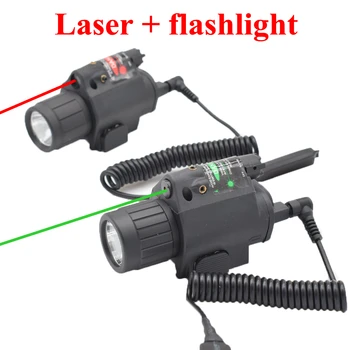 

Tactical Gun Light + Red Laser Sight Weapon LED Flashlight Light for Glock 17 19 22 20 23 31 37
