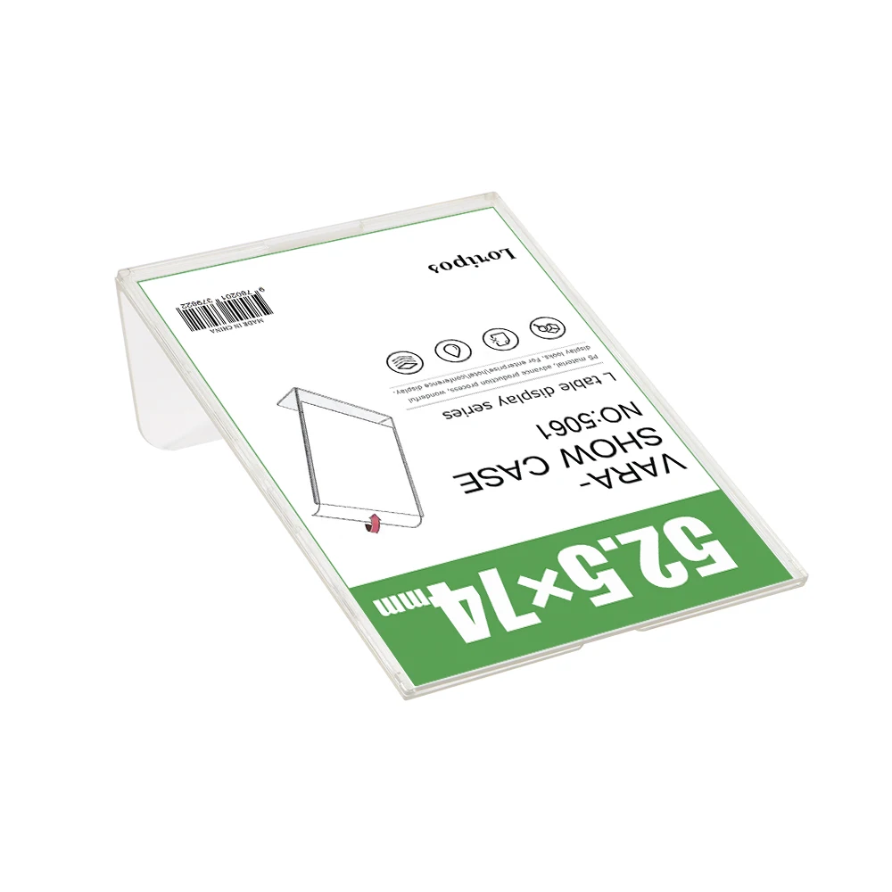 5-pack Reap Vara Ps l-образная настольная вывеска держатель карты дисплей ценник меню услуги этикетка офис клуб бизнес школа Ресторан