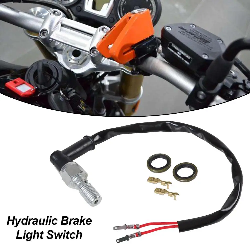 

Universal 10mm x 1.25 Pitch Hydraulic Brake Light Switch Banjo Bolt for Street and Off-Road Motorcycles Accessories