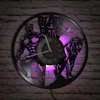 Wakanda Forever Panther Superhero Inspired Vinyl Record Wall Clock Silent Non Ticking Timepieces Retro Wall Watch For Kids Room 4