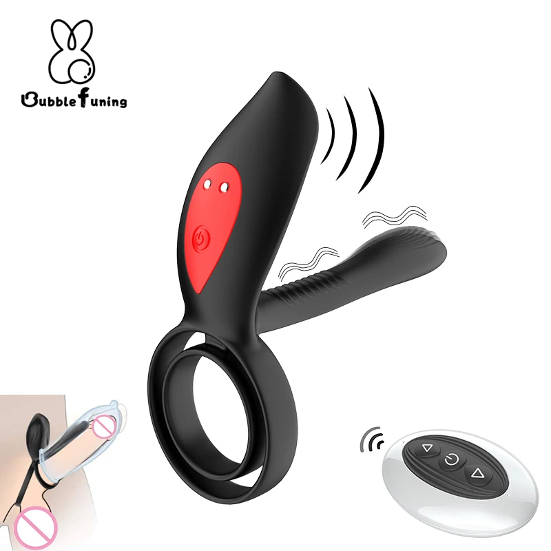 2022 Vibrator Cockring Penis Cock Ring on for Man Delay Ejaculation Sex Toys Men Couple Rings Penisring Adults 18 | Красота и