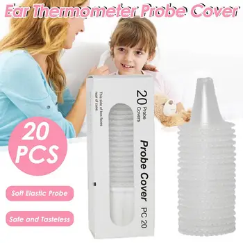 

20pcs Ear Thermometer Replacement Lens Filters Probe Cover For Braun Thermoscan Safe And Clean Probe Cover