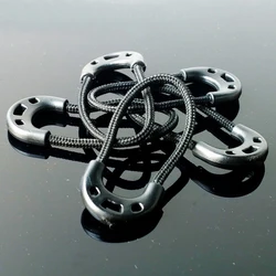 10PCS/Lot EDC Camping Equipment Anti-theft Zipper Tail Rope Clothing&bags Longer Zipper Rope Black Outdoor Camping Travel Kit