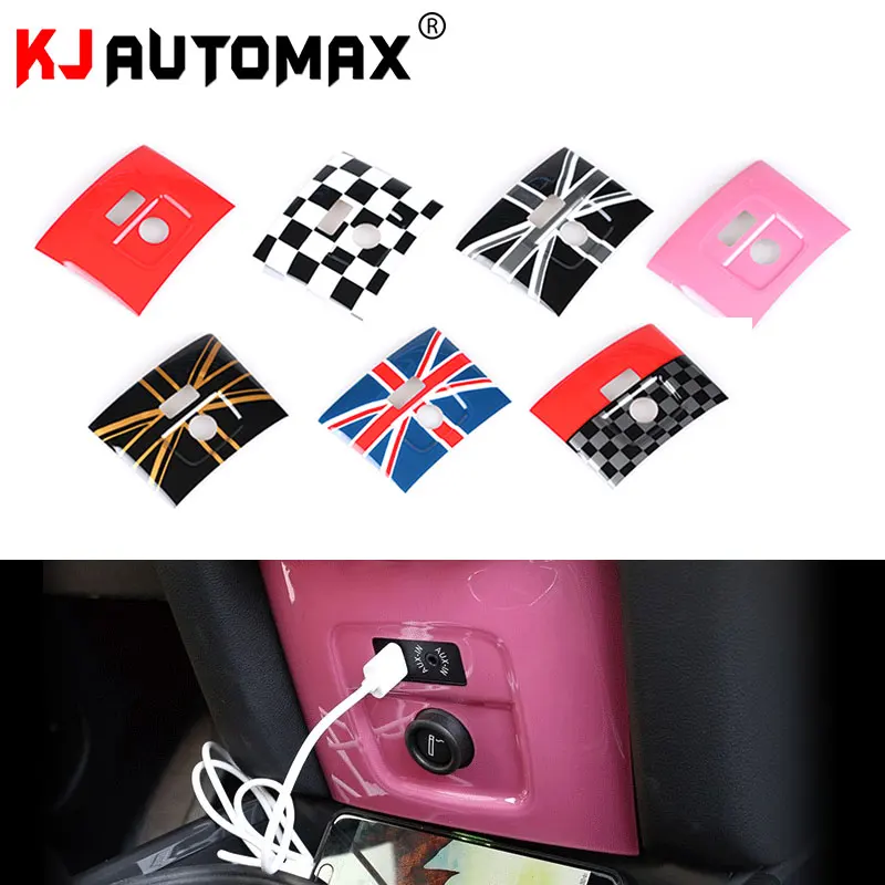 KJAUTOMAX для мини медного прикуривателя F60 украшение панели 1 шт. Материал ABS красный