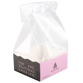 

10 Sets Cookie Candy Bread Plastic Paper Packing Bags Boxes Cookie Clear Party Gift Chocolate Wedding Paper Self Stand Bag Vine