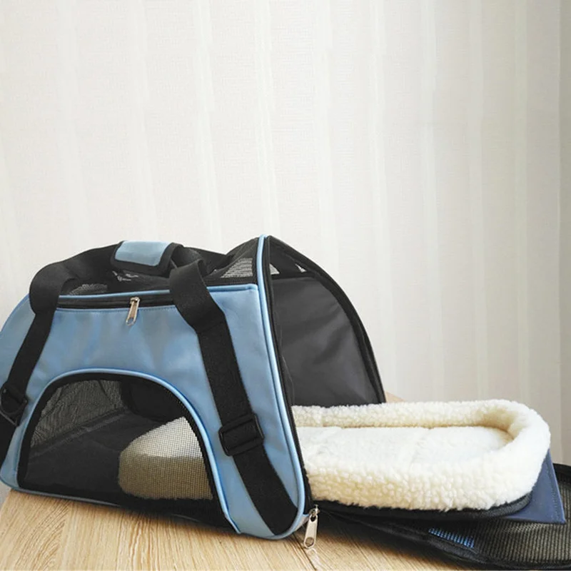Дышащие переноски для собак и кошек, переносные нейлоновые плюшевые сумки для собак, чихуахуа