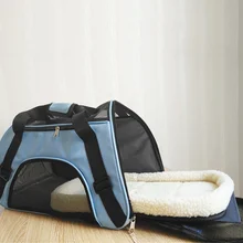 Дышащие переноски для собак и кошек, переносные нейлоновые плюшевые сумки для собак, чихуахуа