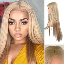 13*6 дюйма Кружева парики на сетке женские блондинка искусственные волосы для наращивания накладные волосы для наращивания для женщин белый парик с челкой blonde lace front wig 14 цветов