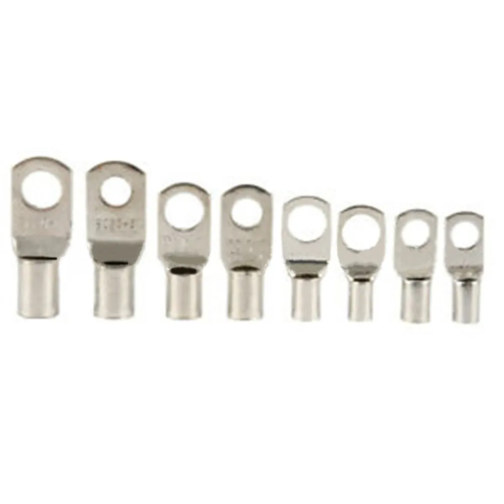

60pcs Tinned Copper Tube SC Bare Terminals Cable Wire Terminal Connectors Cable Crimp Terminals Kit for Marine / Automotive