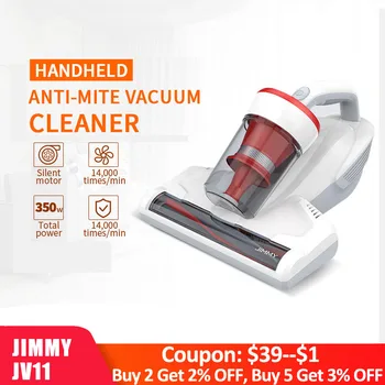 

JIMMY JV11 Handheld Anti-mite Dust Remover Vacuum Cleaner Wet And Dry Dual Use Car Aspirateur Dust Collector from youpin