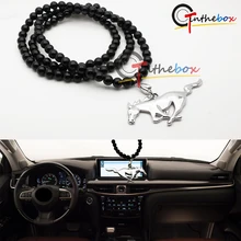 GTinthebox JDM лошадь пони автомобиль зеркало заднего вида подвесной орнамент кулон для Ford Mustang