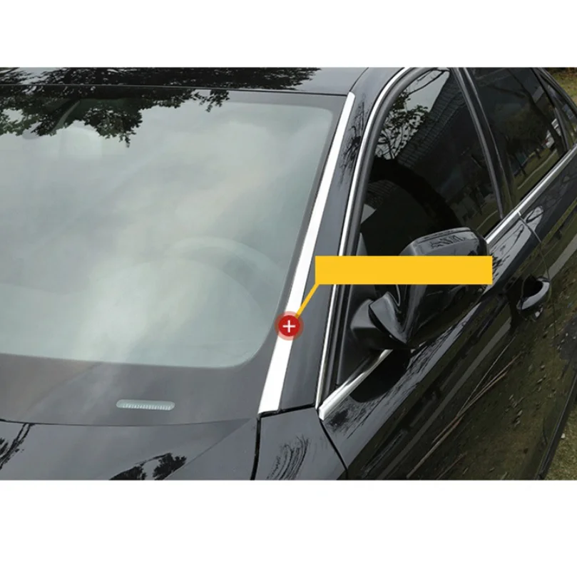 Накладка на переднее окно автомобиля из нержавеющей стали для audi a4 q3 a6 q5 a3