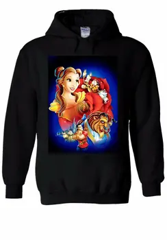 

Princess Beauty & The Beast Hoodie Sweatshirt Jumper Men Women Unisex Streewear Size S-3XL