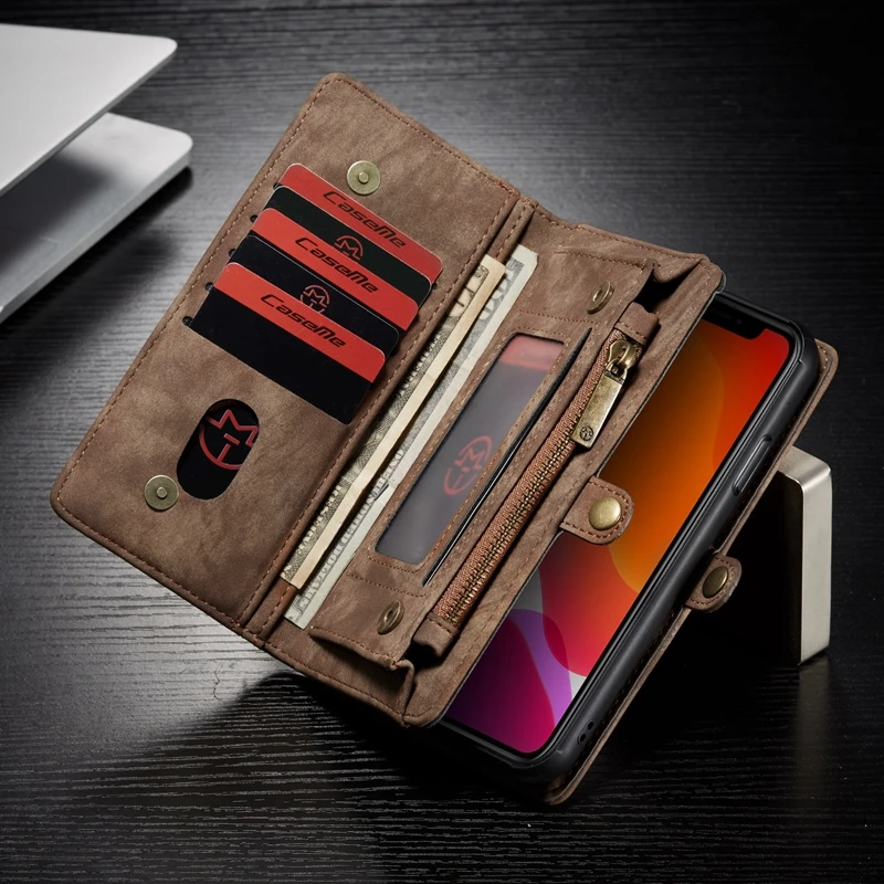 Роскошный кожаный флип-чехол для iPhone 11, чехол для телефона, кошелек, чехлы, магнитный деловой чехол для iPhone 11 Pro Max Capa Coque Hoesje