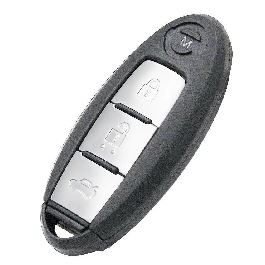3 кнопки 433 МГц с ID46 чип БЕСКЛЮЧЕВОЙ вход дистанционный смарт ключ-брелок для Nissan New Bluebird
