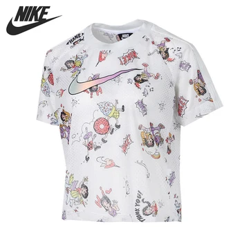 

Original New Arrival NIKE AS WMNS SUMMER FUN AOP MESH T Women's T-shirts short sleeve Sportswear