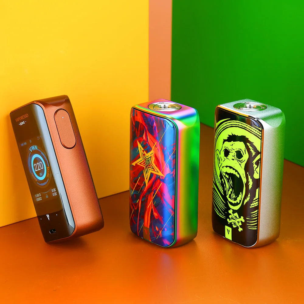 Оригинальный вейп мод Vaporesso LUXE 220 Вт Luxe II питание от двух аккумуляторов 18650