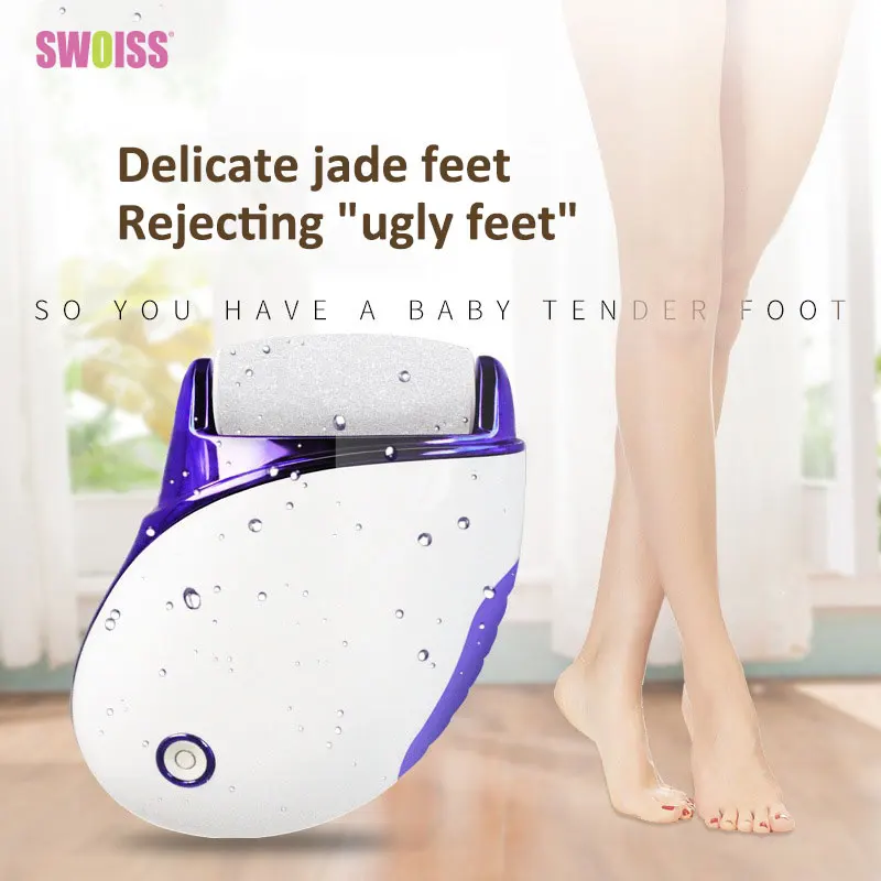 

SWOISS 5 in1 Electric File Feet Exfoliator Tool Callus Hardness Dead Skin Heels Remover Foot Pedicure Grinder Machine
