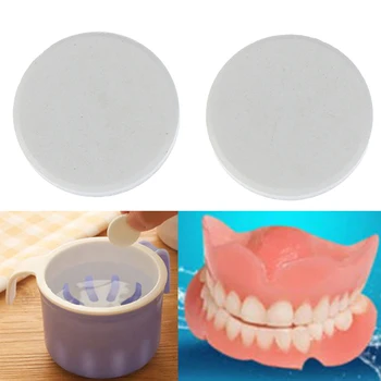 

1box/24pcs Denture Cleansing Tablet Denture Cleanser Pills Whitening Remove Plaque Antibacteria