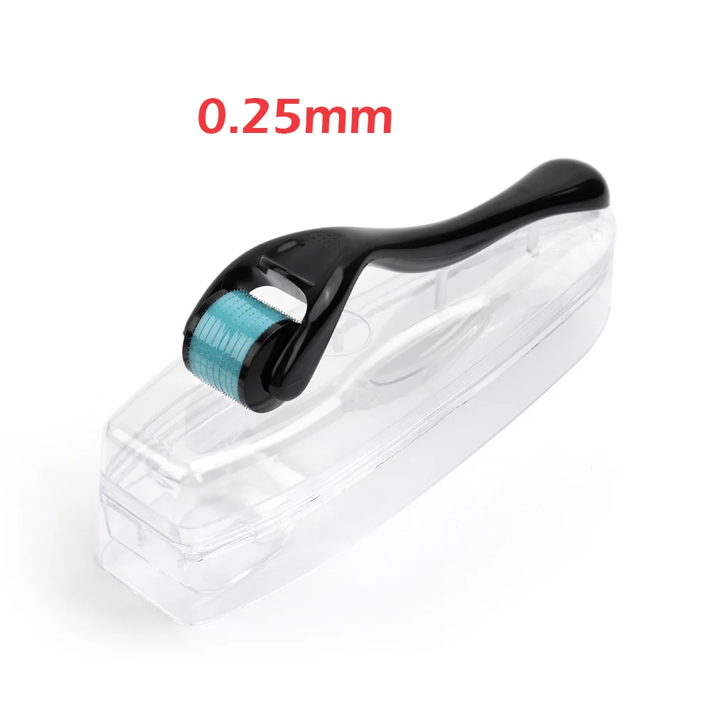 0.25mm green DRS 540 Дерма ролик 0,2/0,25 титановые иглы мезороллер микро-иглы ролик для ухода за кожей лечение выпадения волос ежедневный уход - Цвет: 0.25mm green