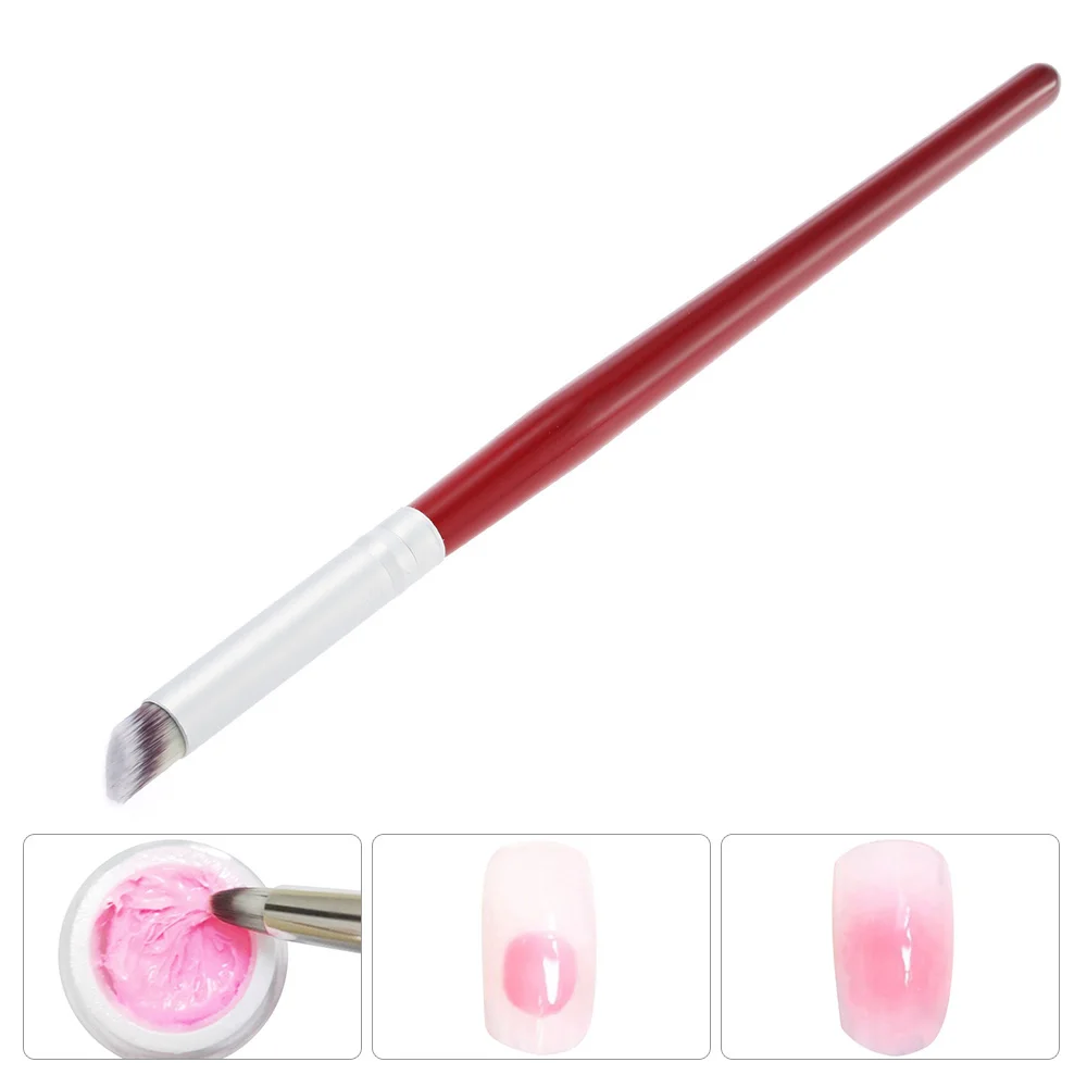 Кисти для дизайна ногтей профессиональный дизайн для рисования Ручка инструмент для маникюра и педикюра нейлоновая кисть для цветения градиентная Плавная смена цвета деревянная ручка