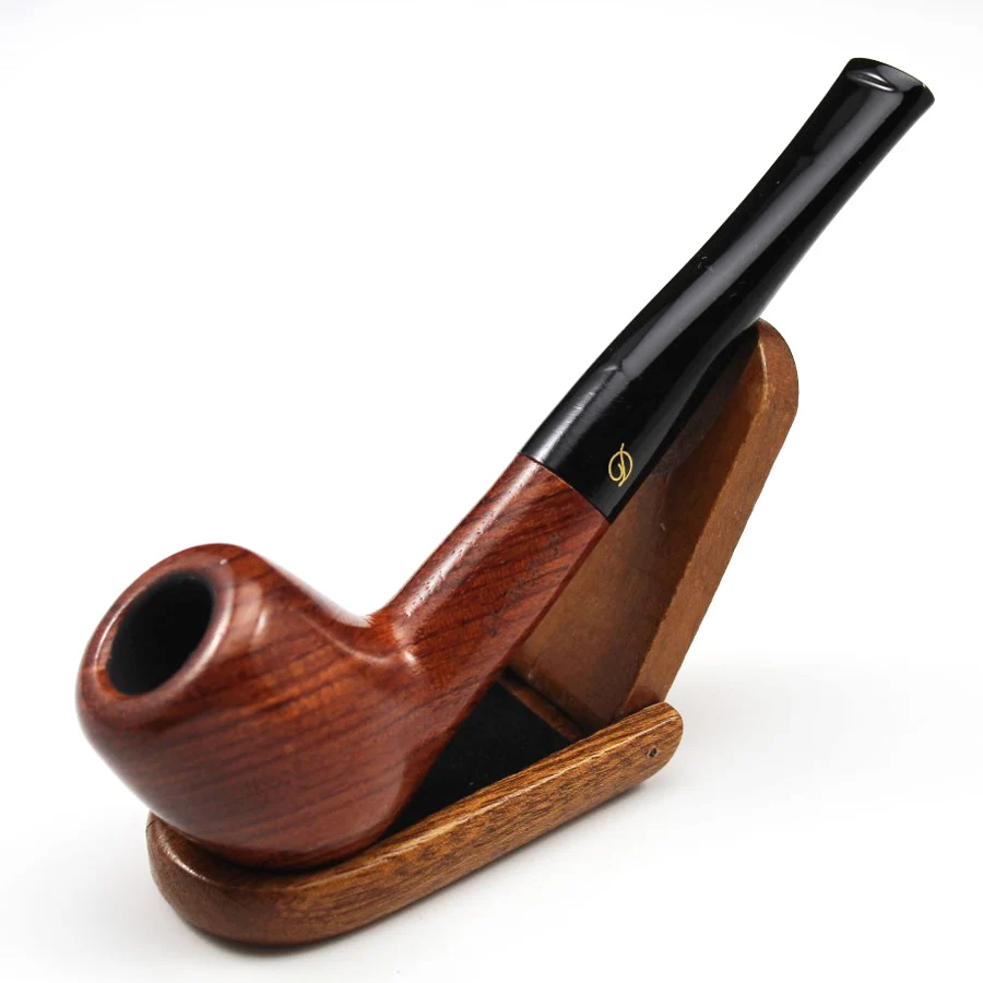 Handmade Rosewood Tobacco Smoking Pipe Red Wood Wooden Straight Smoke Pipe + Pouch + Stand/Holder 10pcs 9mm Filters DB083 tobacco pipe tobacco smoking accessories herb smoking pipe smoking pipe tobacco grinder