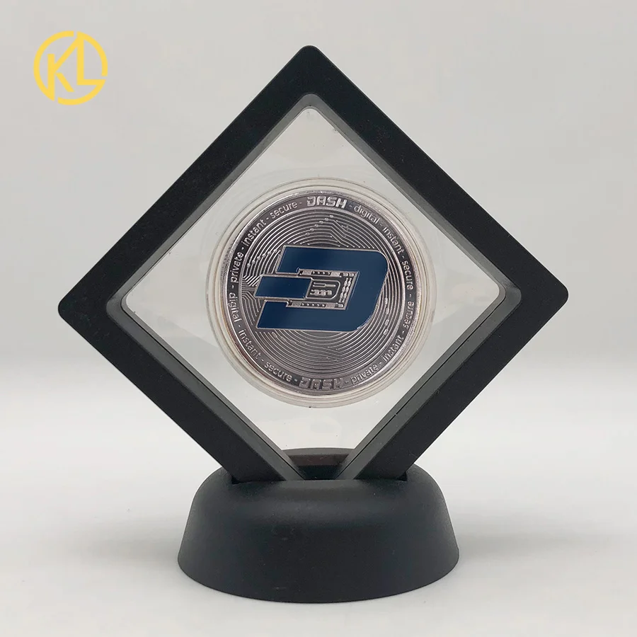 Позолоченная горячая Распродажа Биткоин битная монета Litecoin пульсация эфириум криптовалюта металлическая памятная монета с выставочным стендом - Цвет: CO017-2