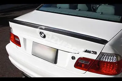 E46 багажник багажника губа спойлер крыло для BMW купе 2 двери углеродное волокно M3