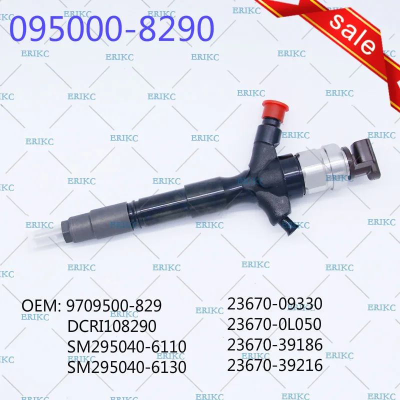  ERIKC SM295040-6110 Auto Fuel Injector Assy 23670-09330 Diesel Injector 23670-0L050 Common Rail Inj