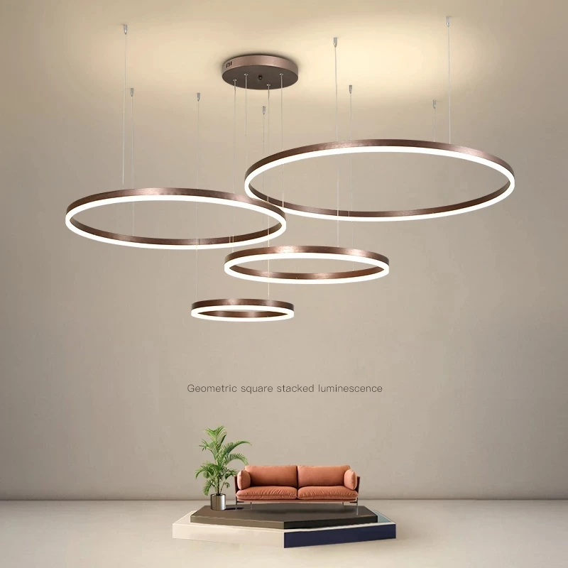Modern Led Pendant Lights Gold Black Coffee Chandeliers for Bedroom Dining Room Living Room Luxury Home Decoration led chandelier ceiling chandelier art lighting fixtures
