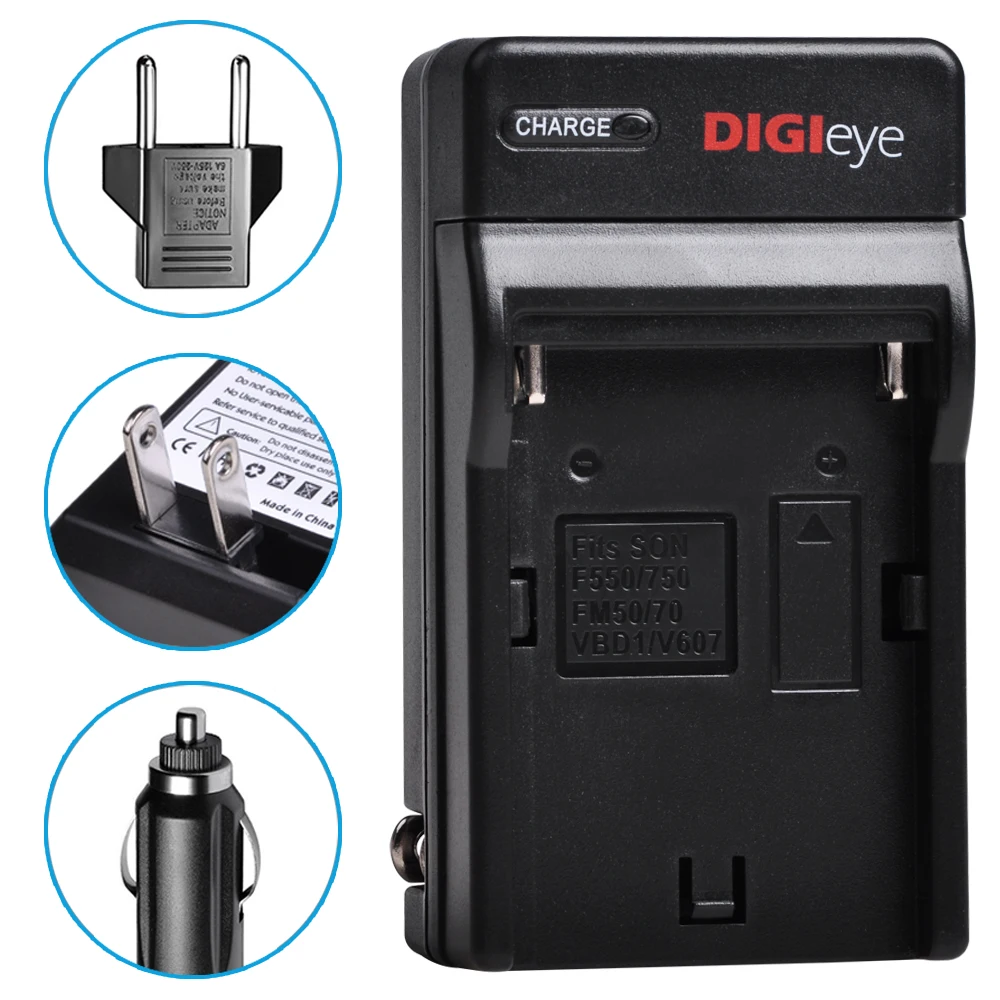 NP-F550 NP-F570 NP F570 Battery Charger Kit for Sony Blackmagic