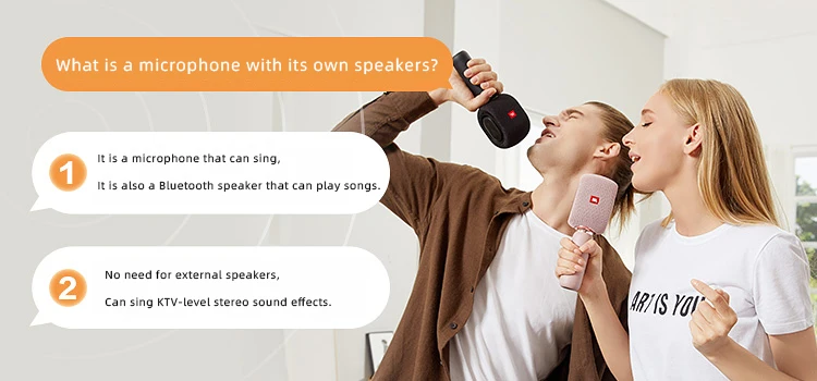 JBL KMC 500 Professional Karaoke Microphone Portable Bluetooth Wireless Speaker Microphone for Phone Handheld Dynamic Mic