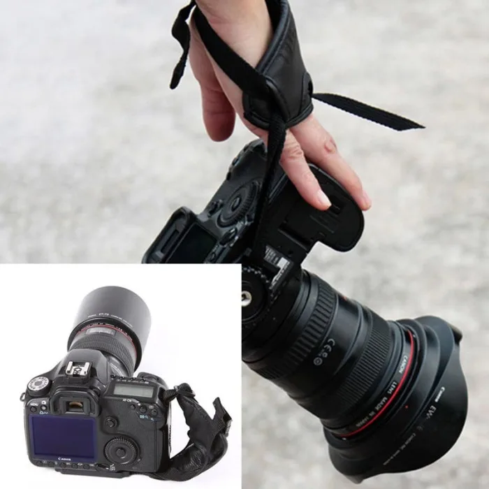Кожа DSLR камера ручка наручный ремешок для Canon Nikon sony Pentax PUO88