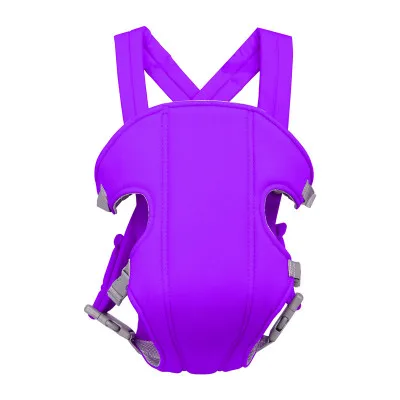 Воздухопроницаемый эргономичный рюкзак-кенгуру для переноски детей 0-48 м, переносная переноска для младенцев - Цвет: purple
