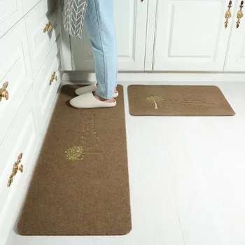 

A Generation Of Hair Can Be Cut Into The Door, Earthent, Non-slip , Kitchen , Carpet Mat Soft And Water Proof Modern Simplicity