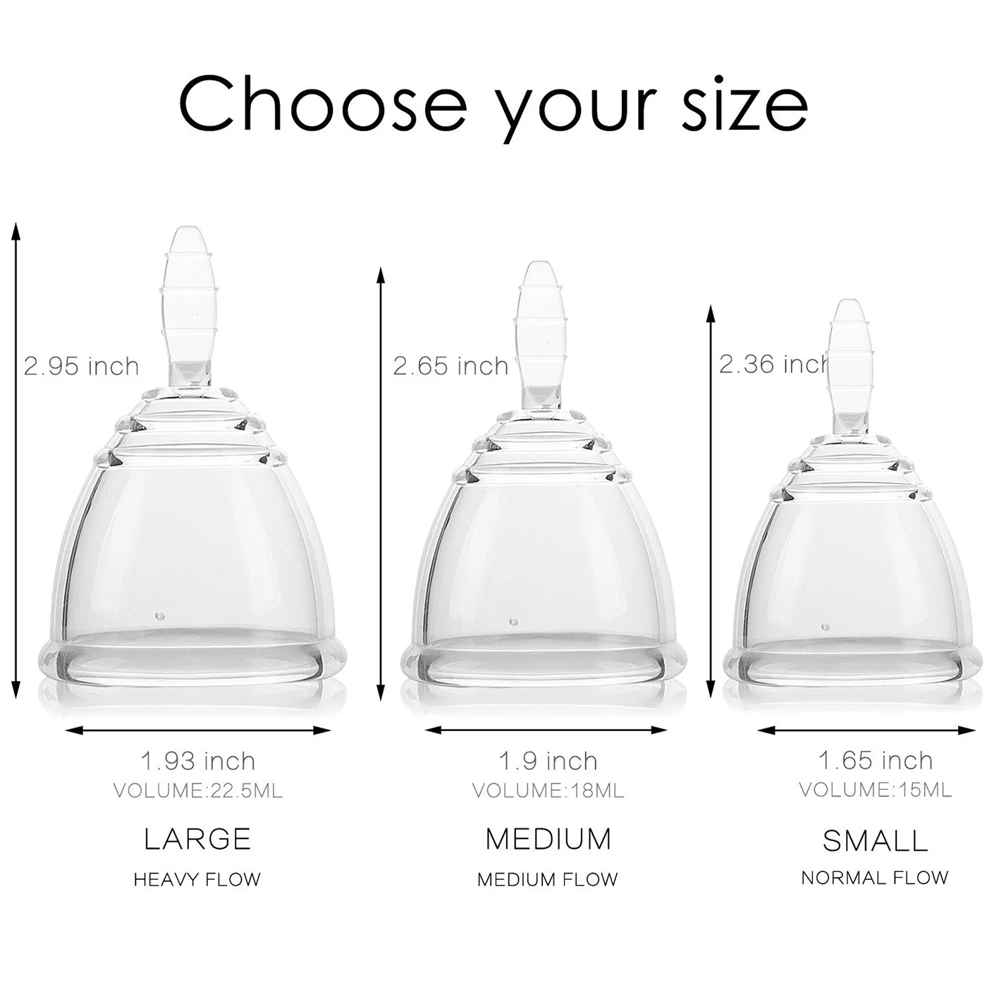 Menstrual Cup Medical Silicone Menstrual Cup Feminine Hygiene Period Woman Lady Copa Coletor