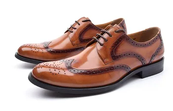

Men's Leather Shoes Business Formal Wear Men's Leather Shoes Cowhide Wedding Shoes Chaussure Homme Work Wear Large Size Oxfords