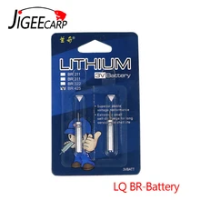 JIGEECARP 2 шт. CR425 CR311 CR322 электронная палка 3 В батарея для LANQI световая палка ночные рыболовные поплавковые снасти