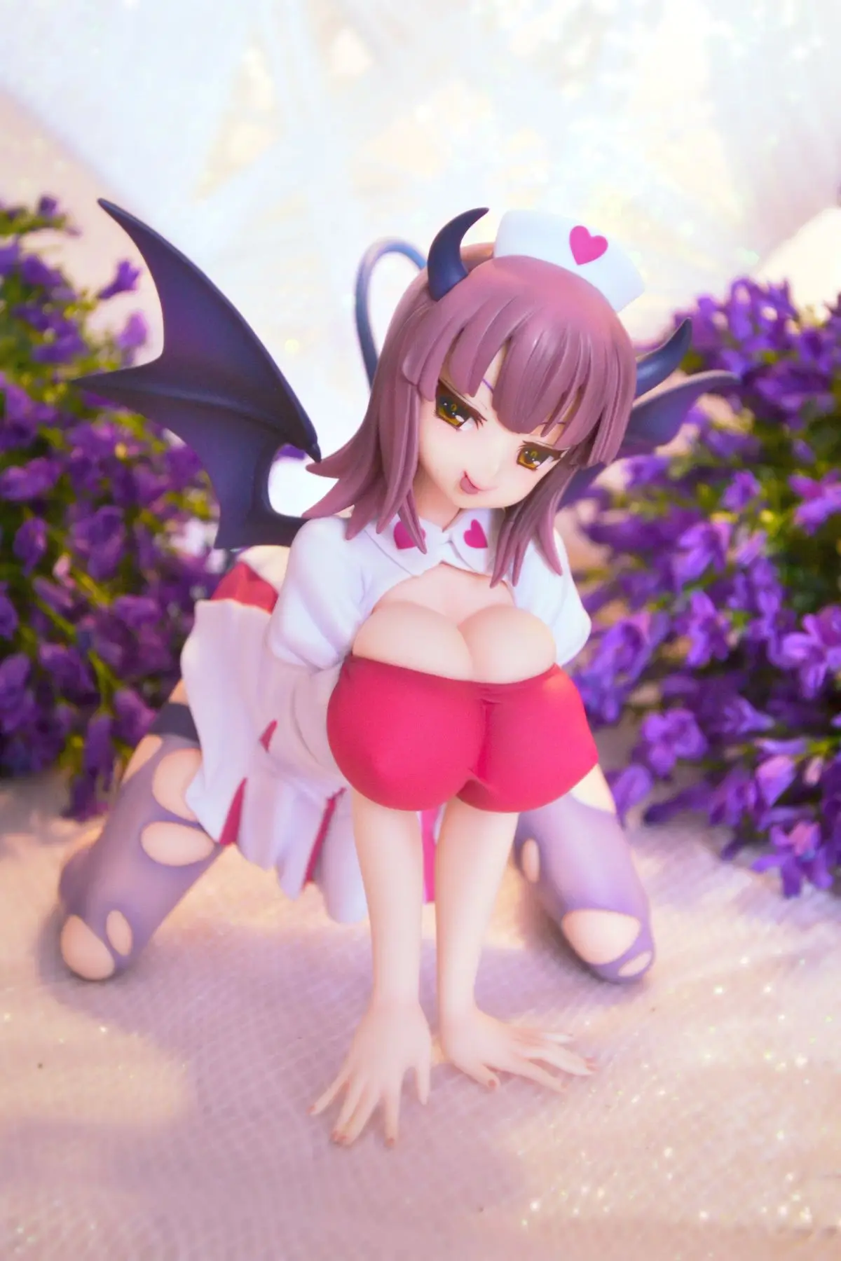 Японская сексуальная фигурка для девочек аниме Q six KenKetsu Akuma Akane BlackDevil ver. Кукла
