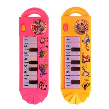 Музыкальный мини-инструмент игрушечный электронный орган игрушка Пластик фортепиано с электронной клавиатурой детская игрушка для обучения игрушки случайного цвета