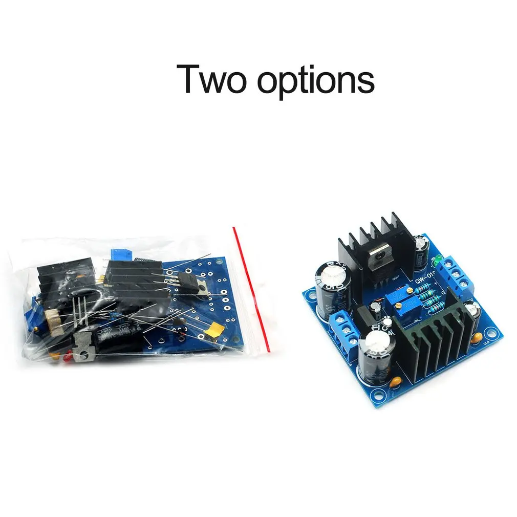 LM317 LM337 положительное и отрицательное Двойное Питание регулируемая плата питания выпрямитель и фильтр плата питания DIY Kit
