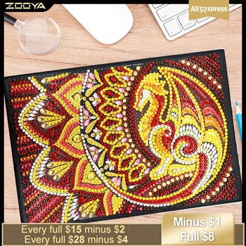 

pendant Diamond Painting Notebook Diary diy Mosaic Diamond Embroidery 50 Pages Sketchbook Christmas Gifts for the New Year 1Bjb1